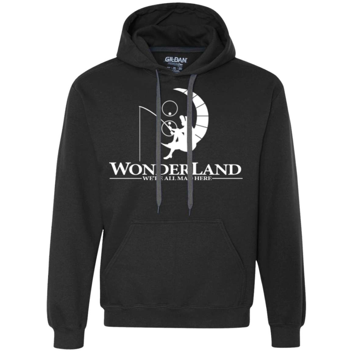 Sweatshirts Black / Small Wonderland Animation Premium Fleece Hoodie