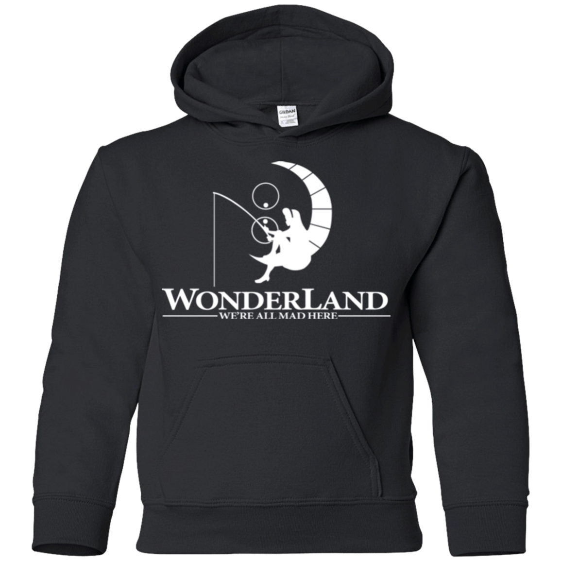 Sweatshirts Black / YS Wonderland Animation Youth Hoodie