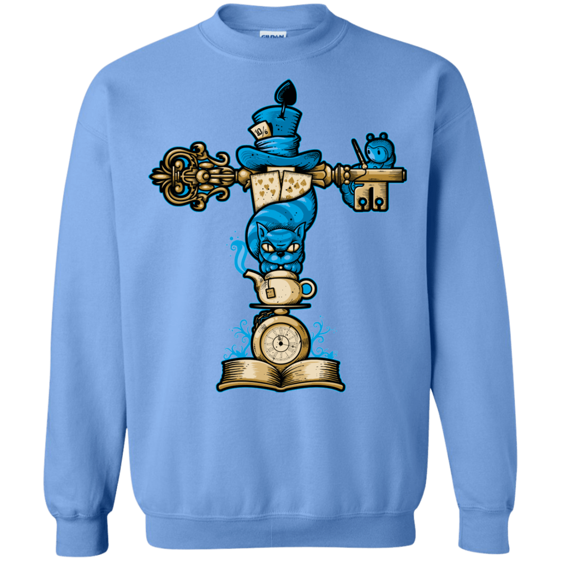 Sweatshirts Carolina Blue / Small Wonderland Totem Crewneck Sweatshirt
