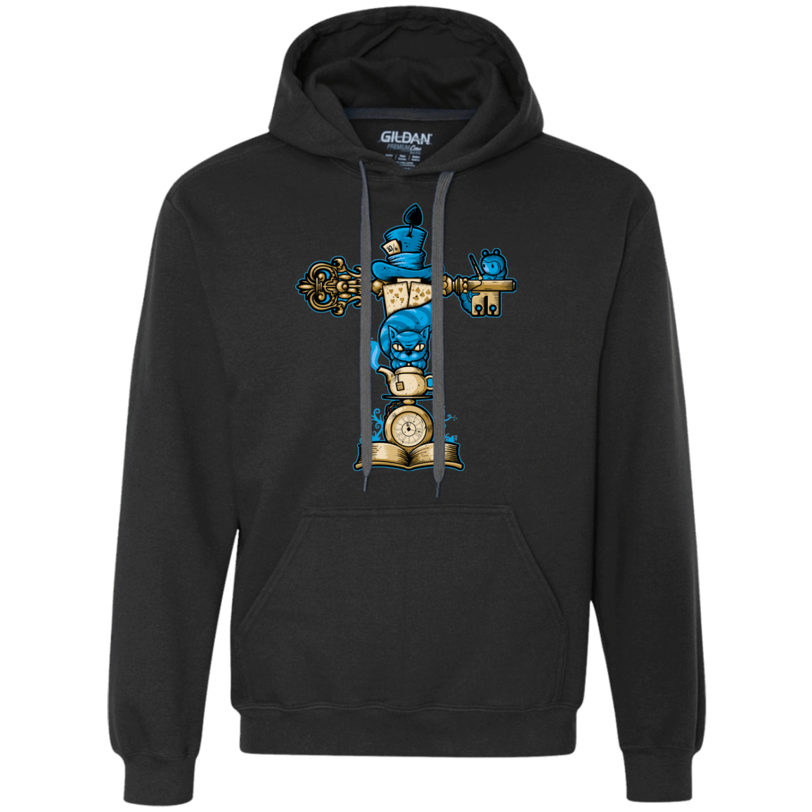 Sweatshirts Black / Small Wonderland Totem Premium Fleece Hoodie