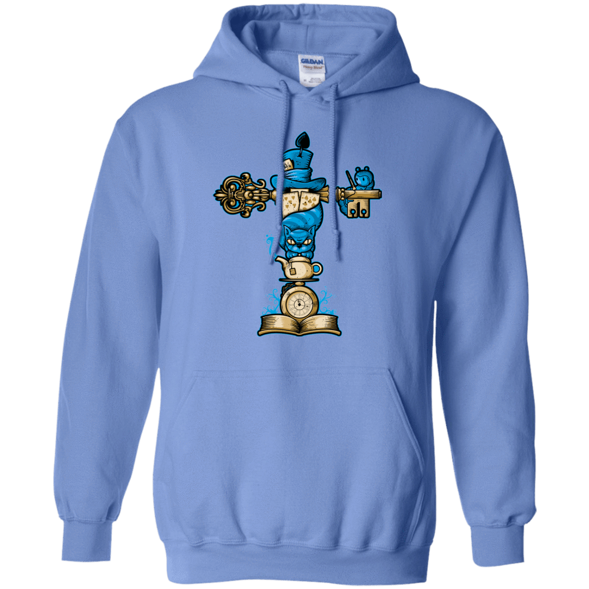 Sweatshirts Carolina Blue / Small Wonderland Totem Pullover Hoodie