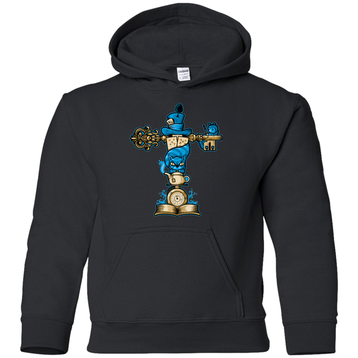 Sweatshirts Black / YS Wonderland Totem Youth Hoodie