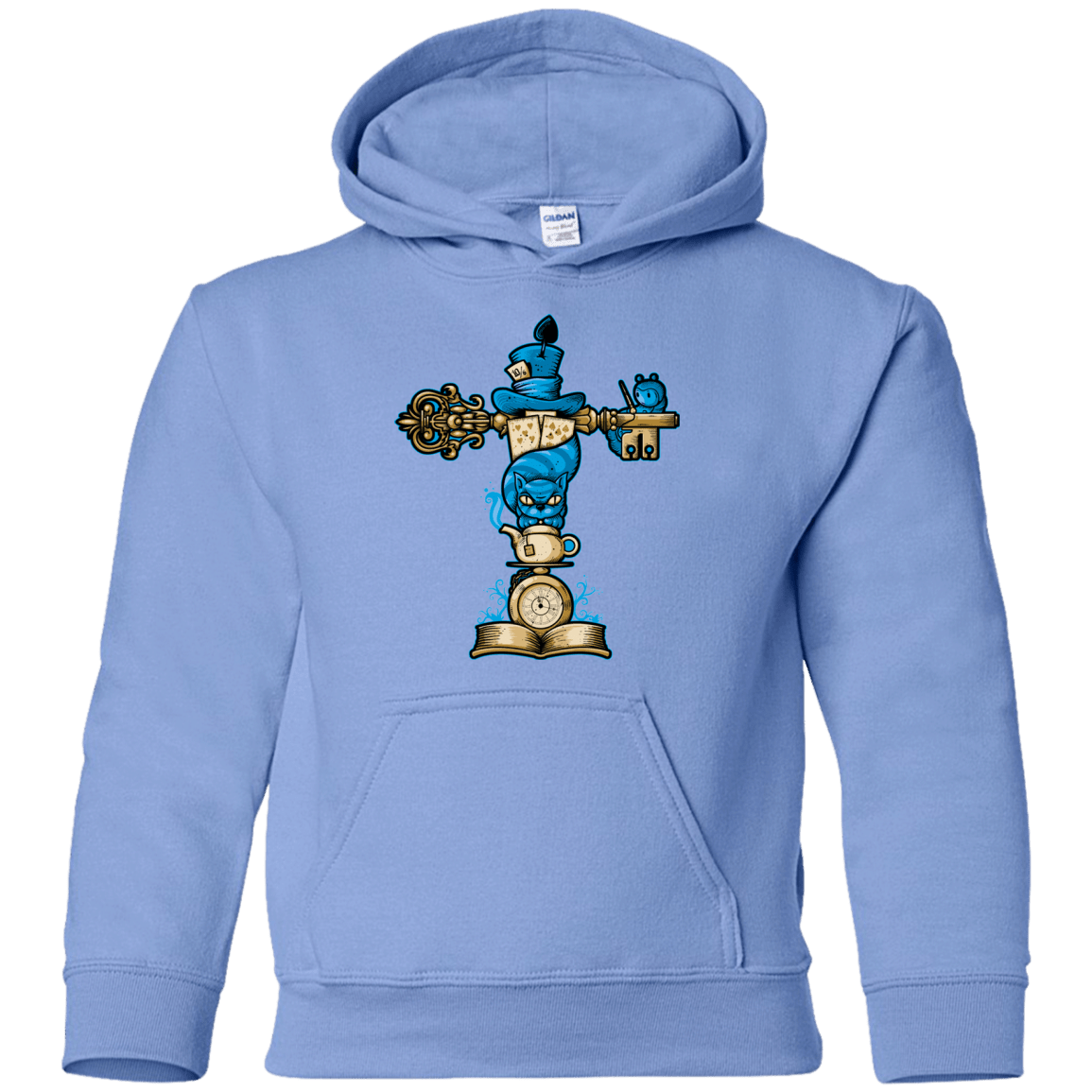 Sweatshirts Carolina Blue / YS Wonderland Totem Youth Hoodie