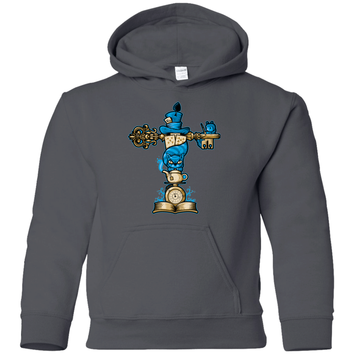 Sweatshirts Charcoal / YS Wonderland Totem Youth Hoodie