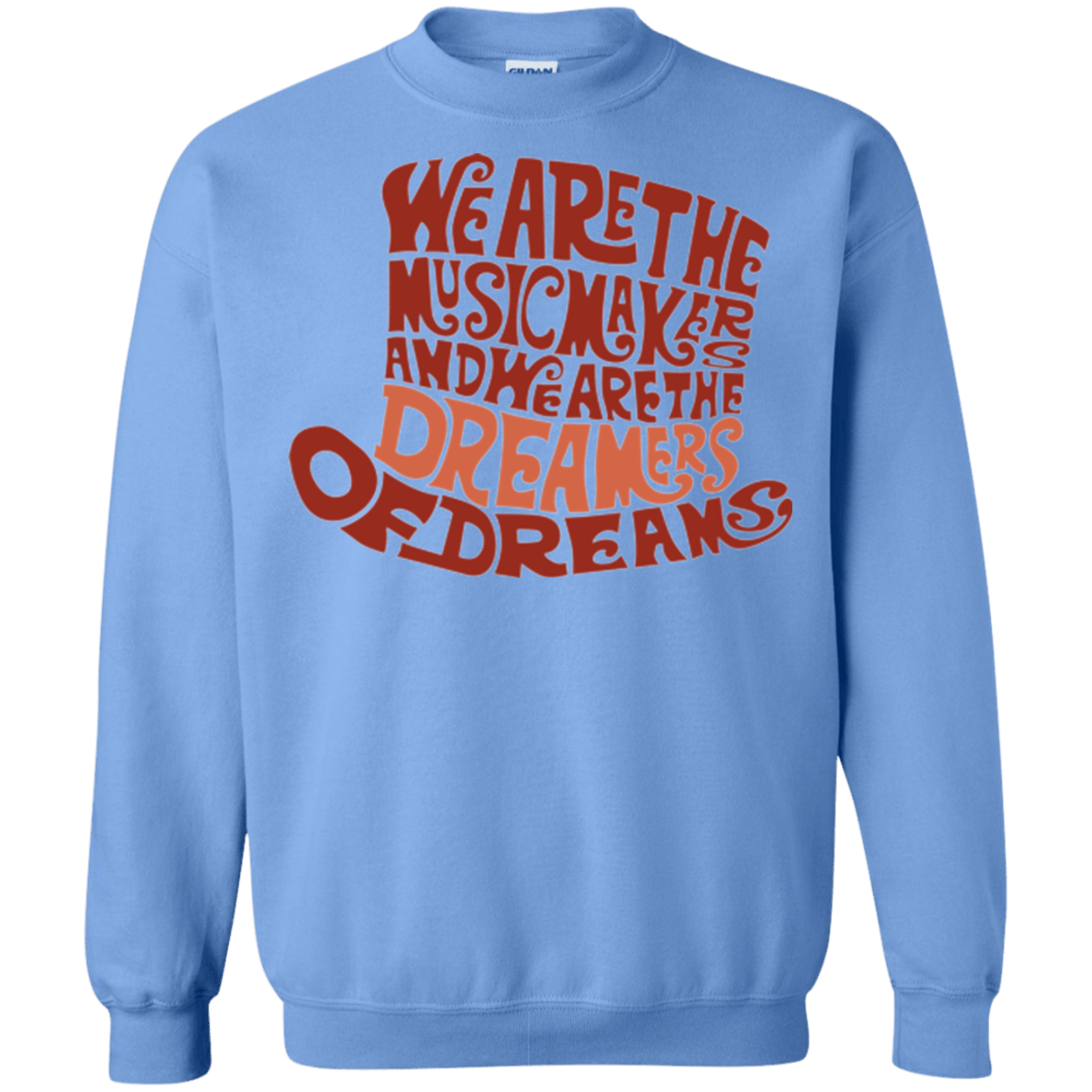 Sweatshirts Carolina Blue / Small Wonka Brown Crewneck Sweatshirt