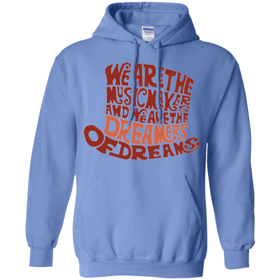 Sweatshirts Carolina Blue / Small Wonka Brown Pullover Hoodie
