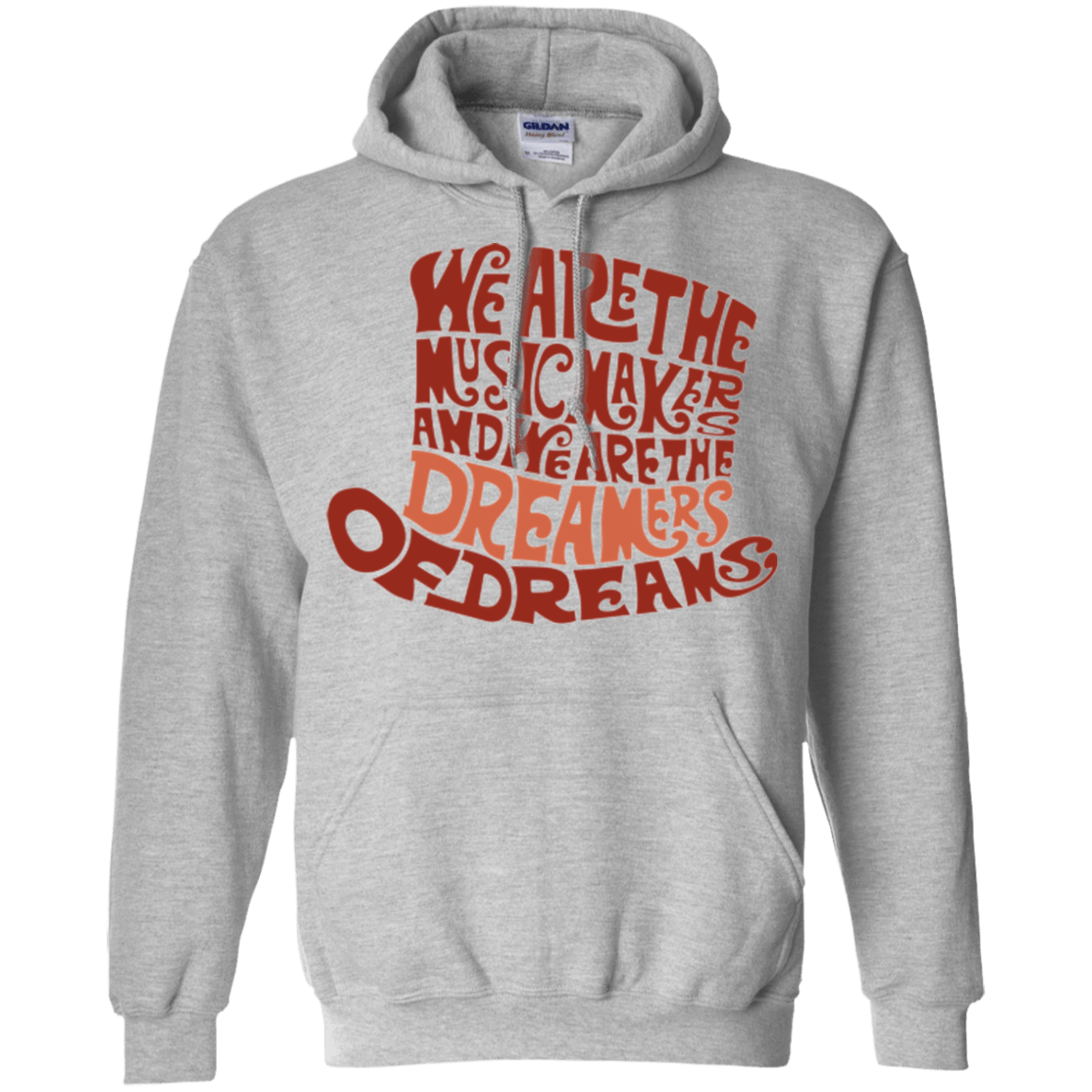 Sweatshirts Sport Grey / Small Wonka Brown Pullover Hoodie