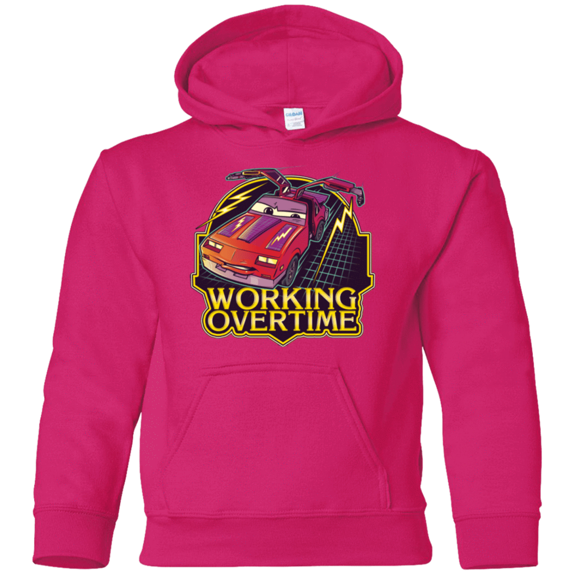 Sweatshirts Heliconia / YS Working Overtime Youth Hoodie
