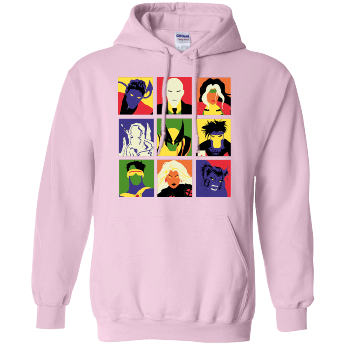 Sweatshirts Light Pink / Small X pop Pullover Hoodie