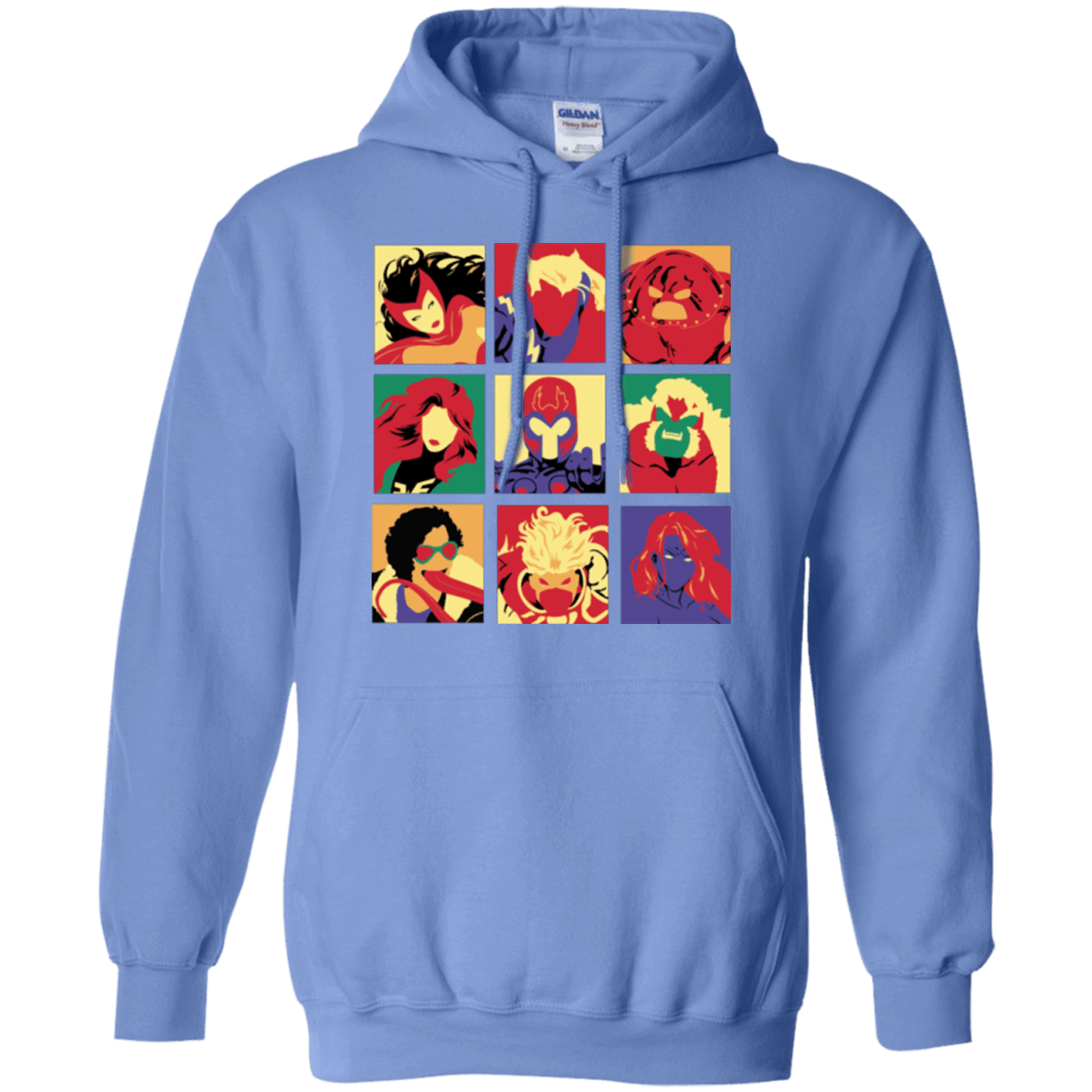 Sweatshirts Carolina Blue / Small X villains pop Pullover Hoodie