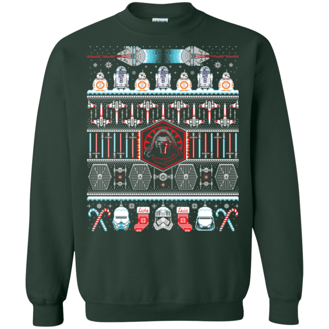 Sweatshirts Forest Green / Small Xmas Awakens Crewneck Sweatshirt