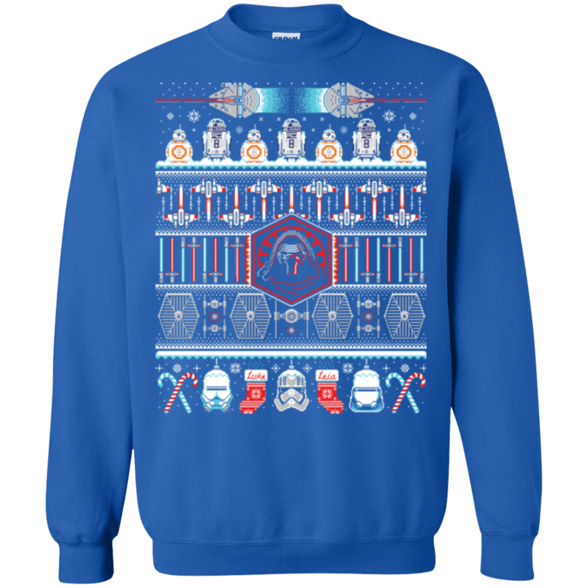 Sweatshirts Royal / Small Xmas Awakens Crewneck Sweatshirt
