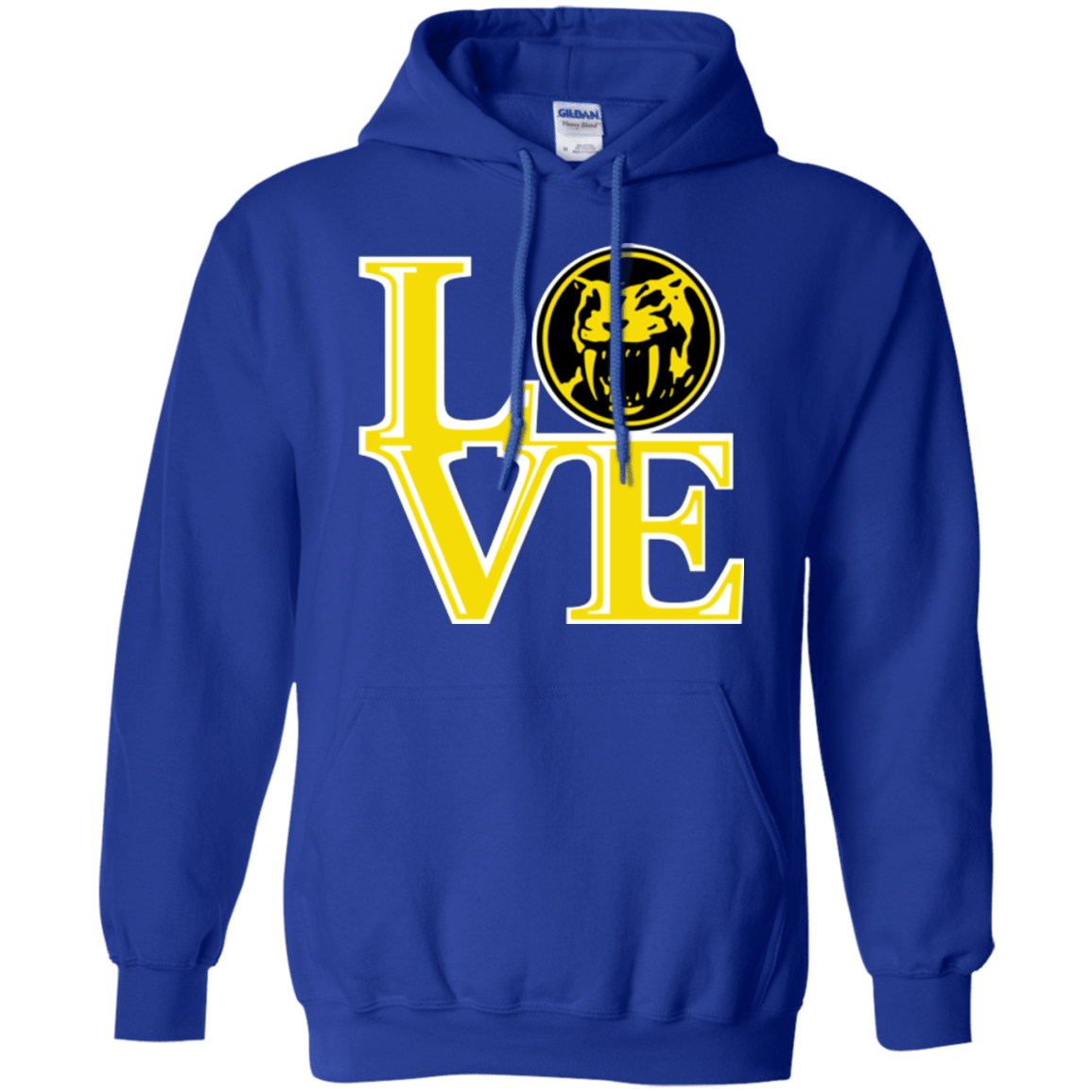 Sweatshirts Royal / Small Yellow Ranger LOVE Pullover Hoodie