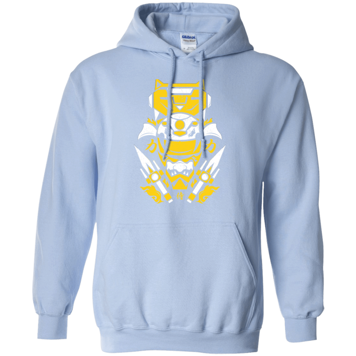 Sweatshirts Light Blue / Small Yellow Ranger Pullover Hoodie