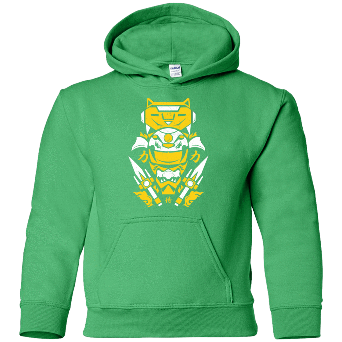 Sweatshirts Irish Green / YS Yellow Ranger Youth Hoodie