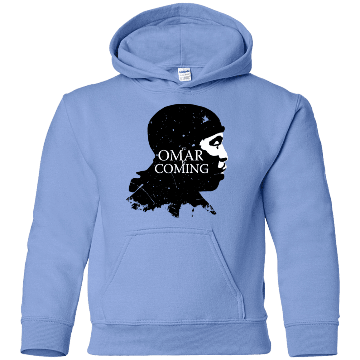Sweatshirts Carolina Blue / YS Yo Omar Is Coming Youth Hoodie
