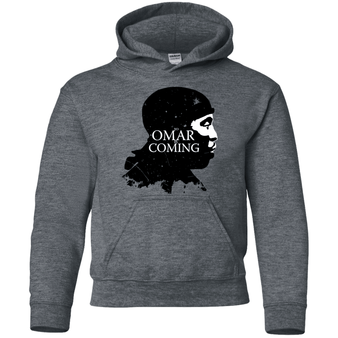 Sweatshirts Dark Heather / YS Yo Omar Is Coming Youth Hoodie