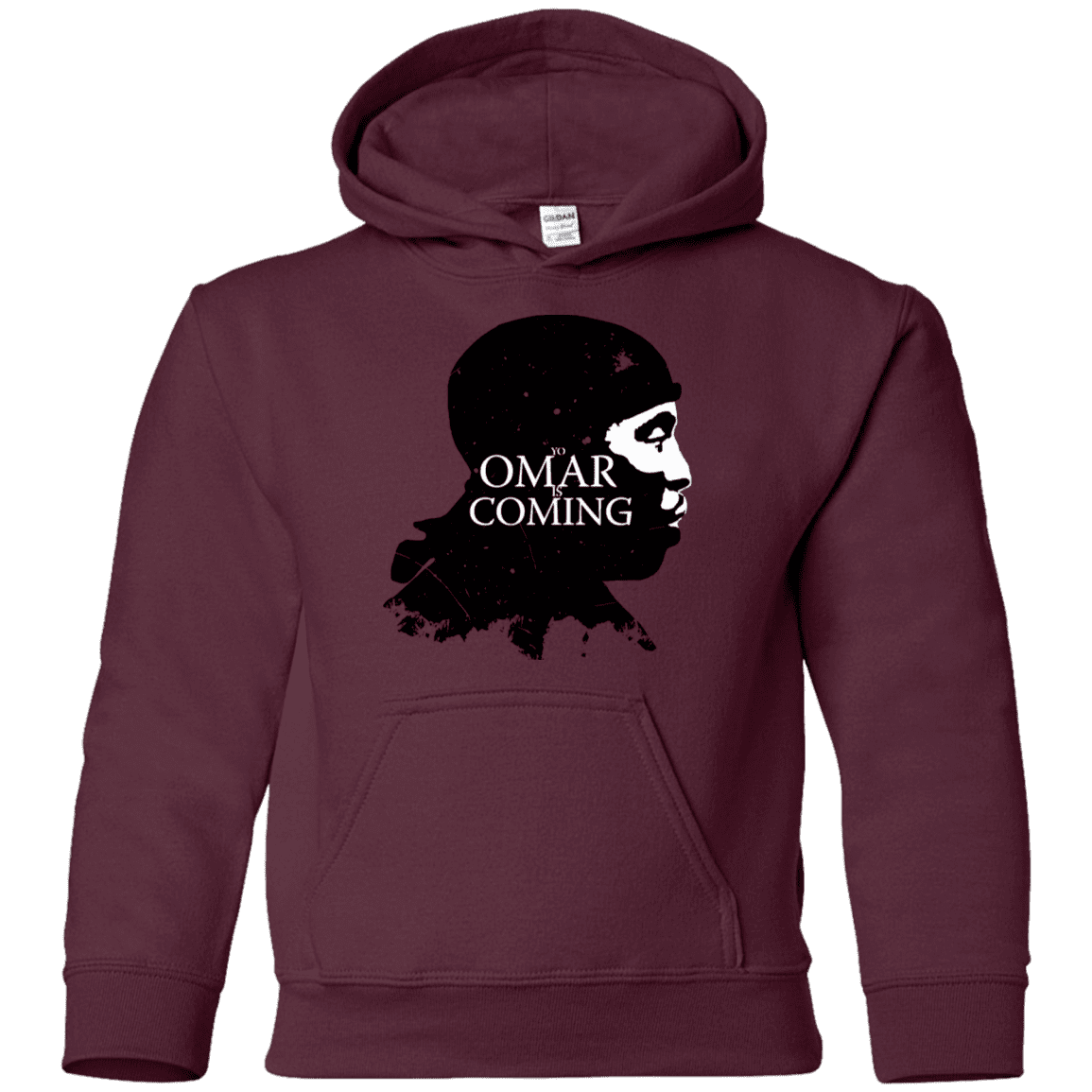Sweatshirts Maroon / YS Yo Omar Is Coming Youth Hoodie