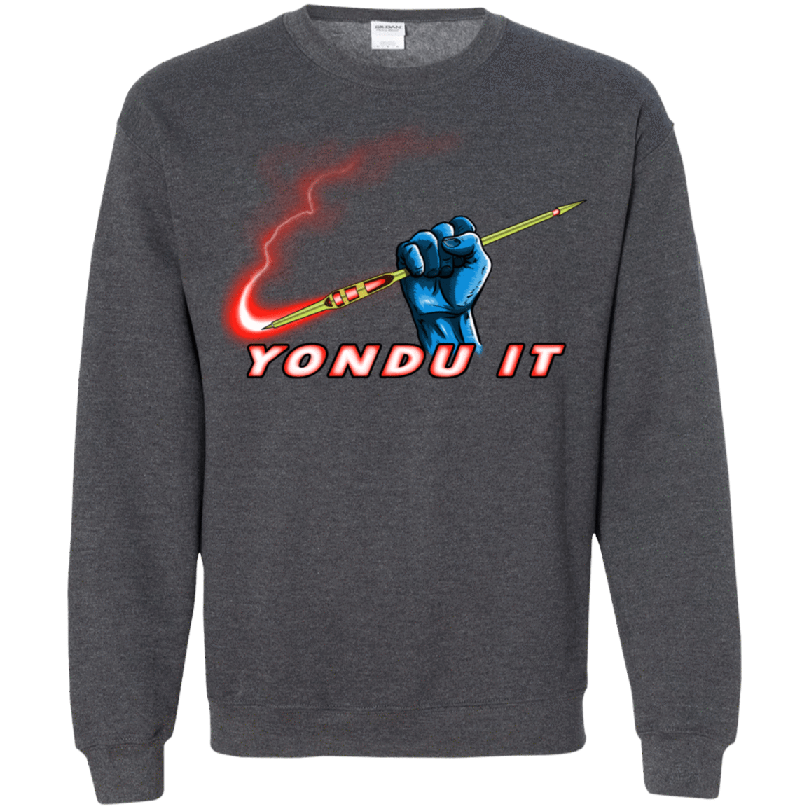 Sweatshirts Dark Heather / S Yondu It Crewneck Sweatshirt