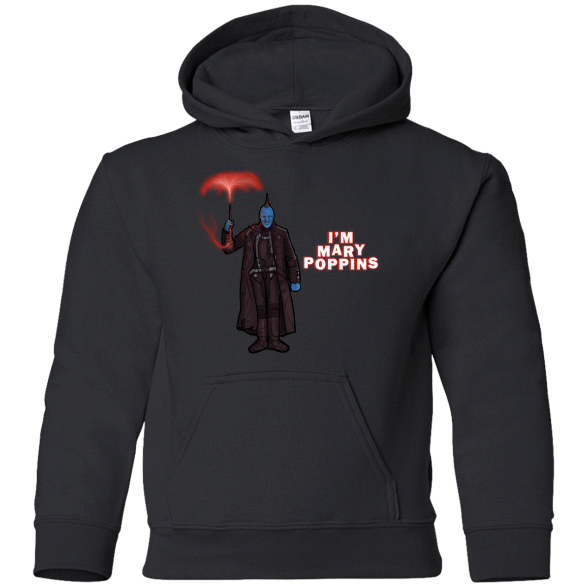 Sweatshirts Black / YS Yondu Poppins Youth Hoodie