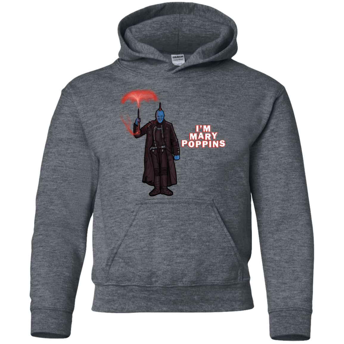Sweatshirts Dark Heather / YS Yondu Poppins Youth Hoodie
