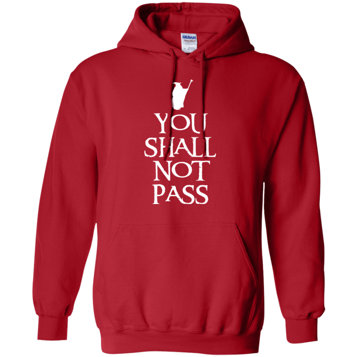 Sweatshirts Red / Small You shall not pass Pullover Hoodie