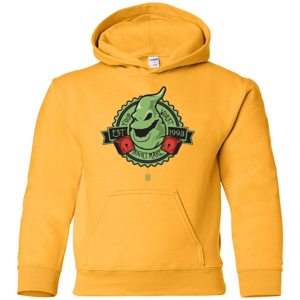 Sweatshirts Gold / YS YOUR WORST NIGHTMARE Youth Hoodie
