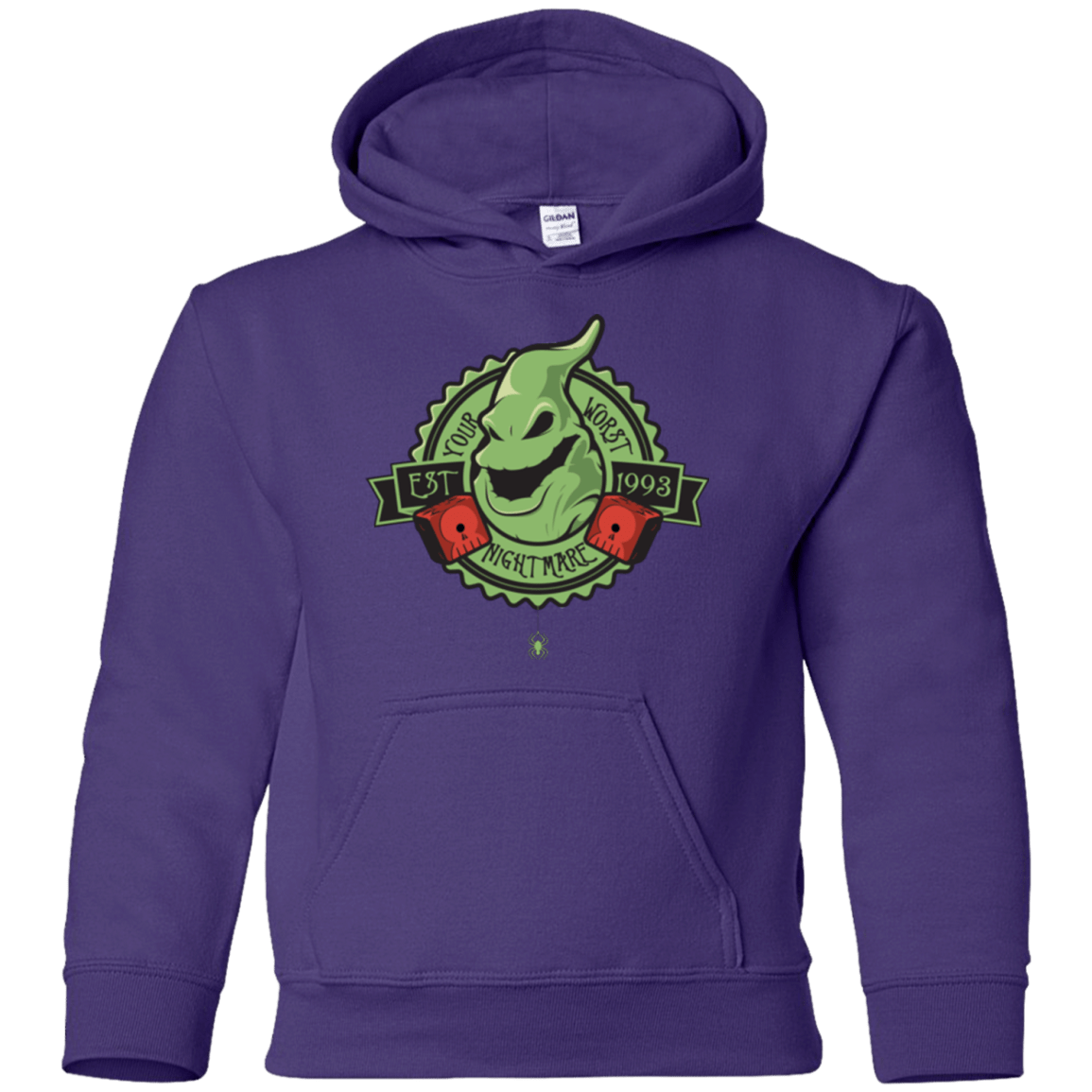Sweatshirts Purple / YS YOUR WORST NIGHTMARE Youth Hoodie