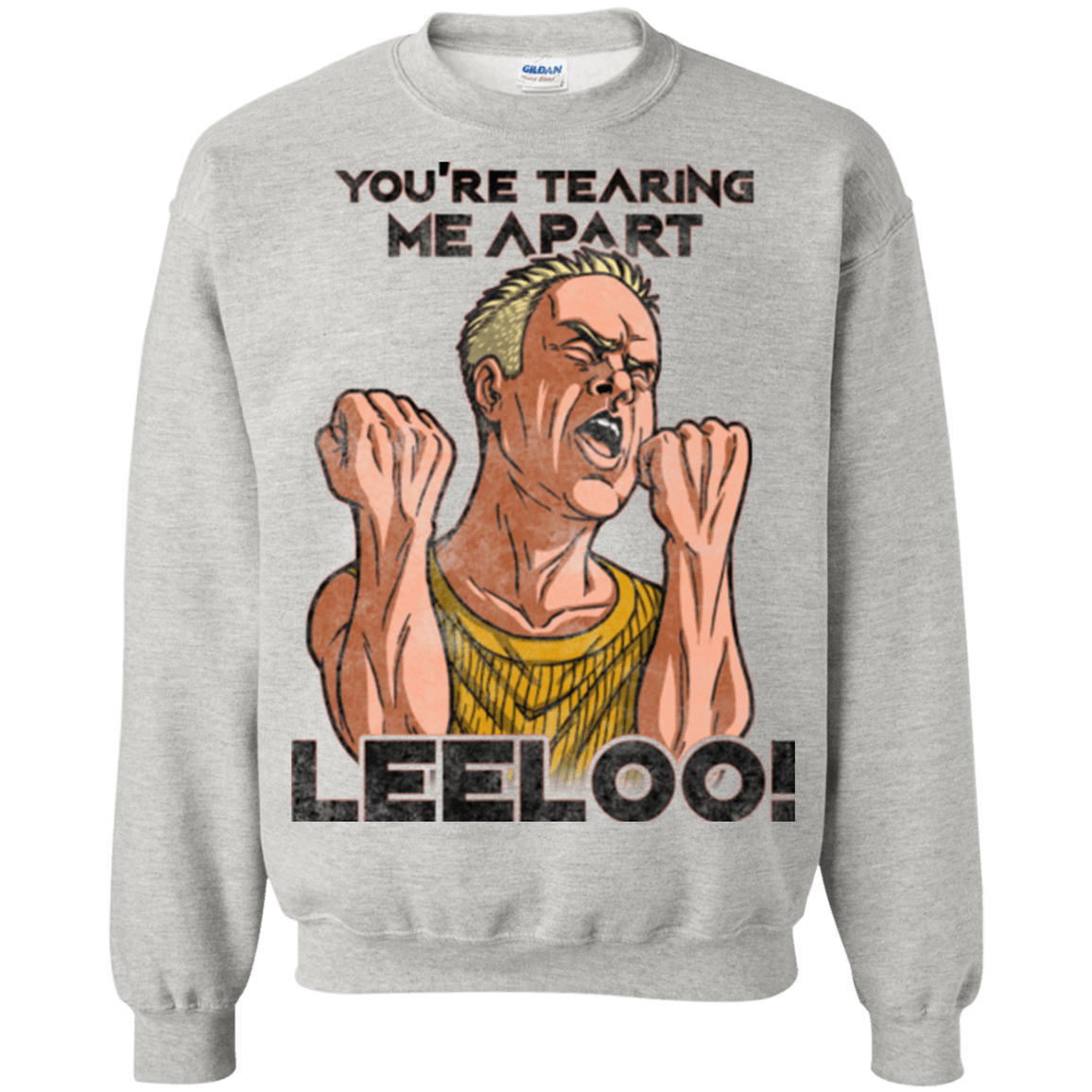 Sweatshirts Ash / Small Youre Tearing Me Apart Leeloo Crewneck Sweatshirt