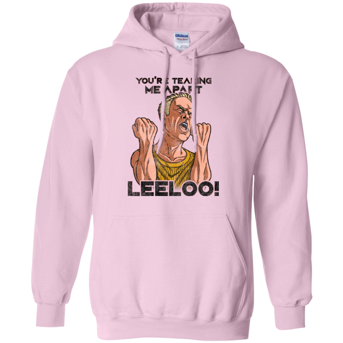 Sweatshirts Light Pink / Small Youre Tearing Me Apart Leeloo Pullover Hoodie