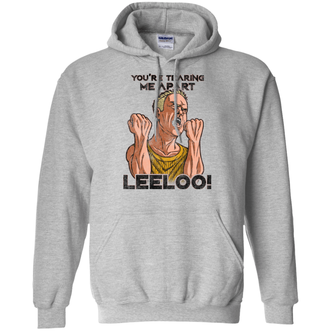 Sweatshirts Sport Grey / Small Youre Tearing Me Apart Leeloo Pullover Hoodie