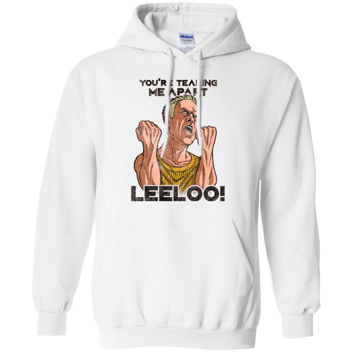 Sweatshirts White / Small Youre Tearing Me Apart Leeloo Pullover Hoodie