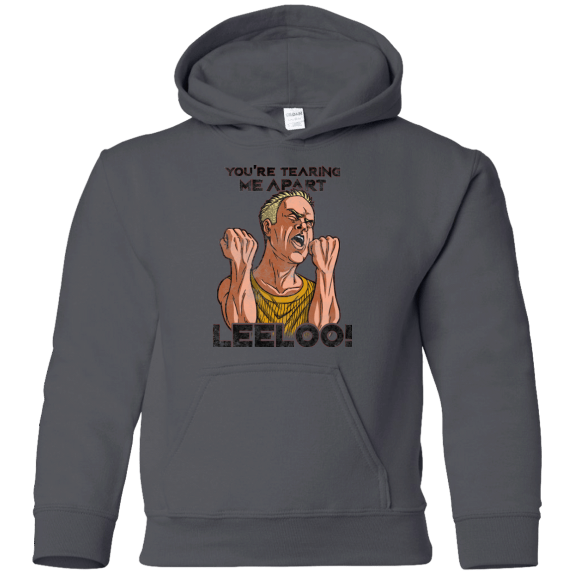 Sweatshirts Charcoal / YS Youre Tearing Me Apart Leeloo Youth Hoodie