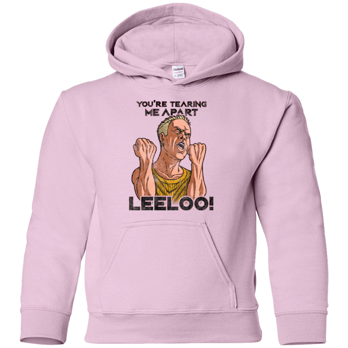 Sweatshirts Light Pink / YS Youre Tearing Me Apart Leeloo Youth Hoodie