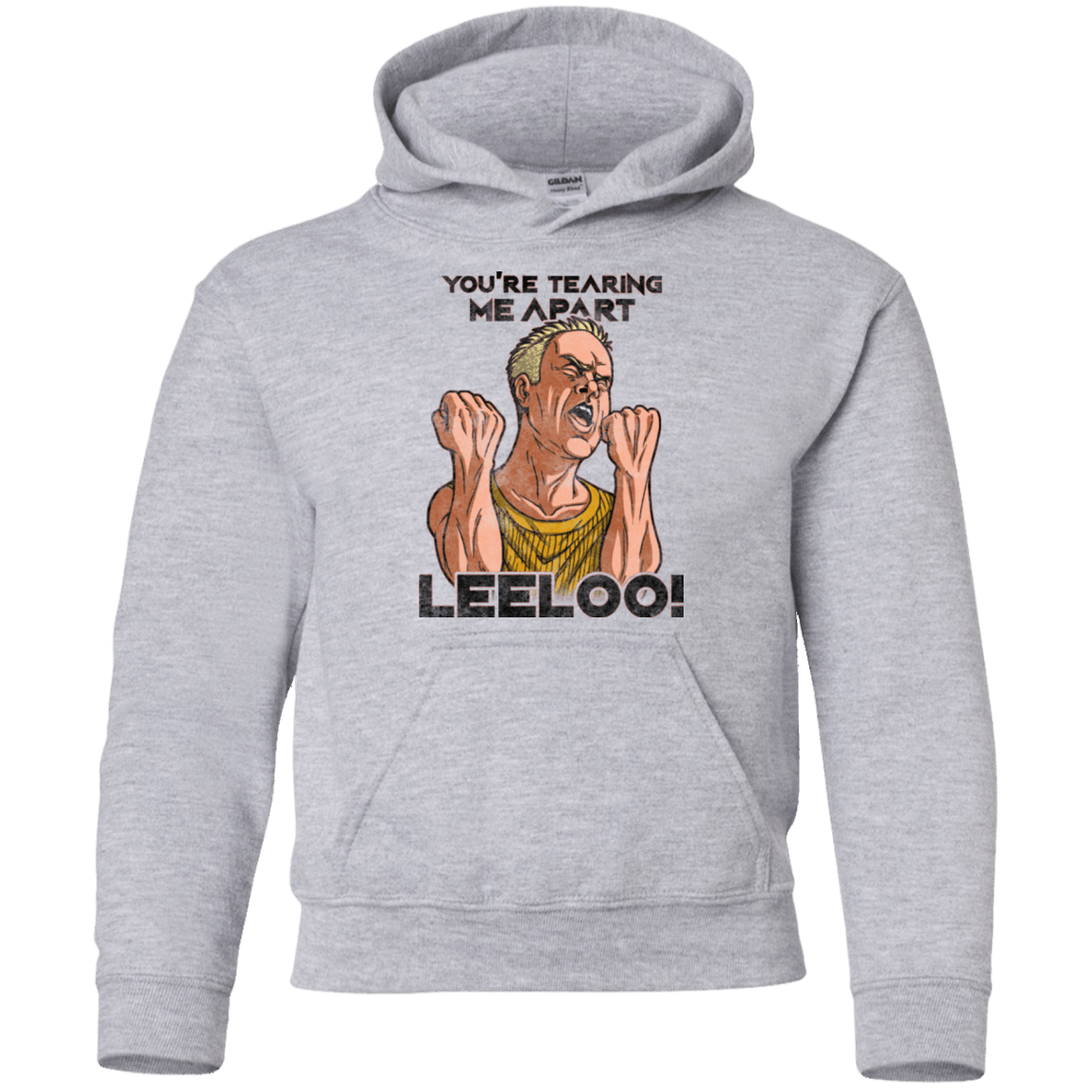 Sweatshirts Sport Grey / YS Youre Tearing Me Apart Leeloo Youth Hoodie