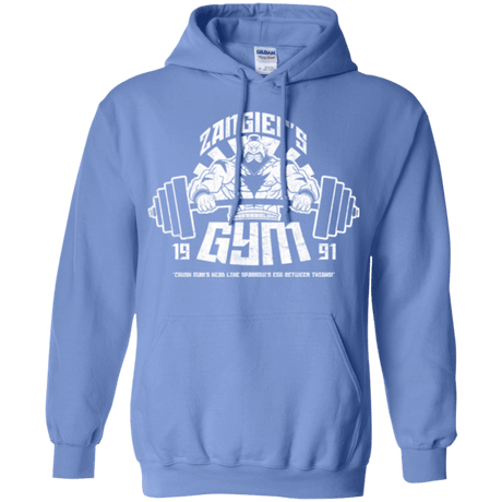 Sweatshirts Carolina Blue / Small Zangief Gym Pullover Hoodie
