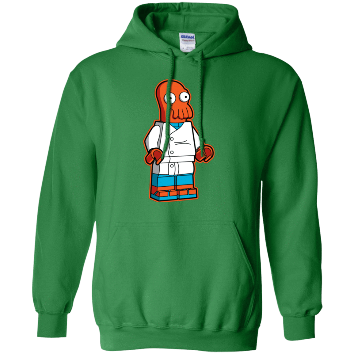 Sweatshirts Irish Green / Small Zoidbrick Pullover Hoodie