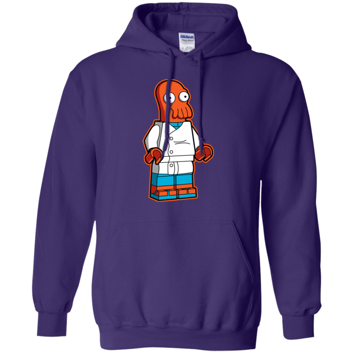 Sweatshirts Purple / Small Zoidbrick Pullover Hoodie