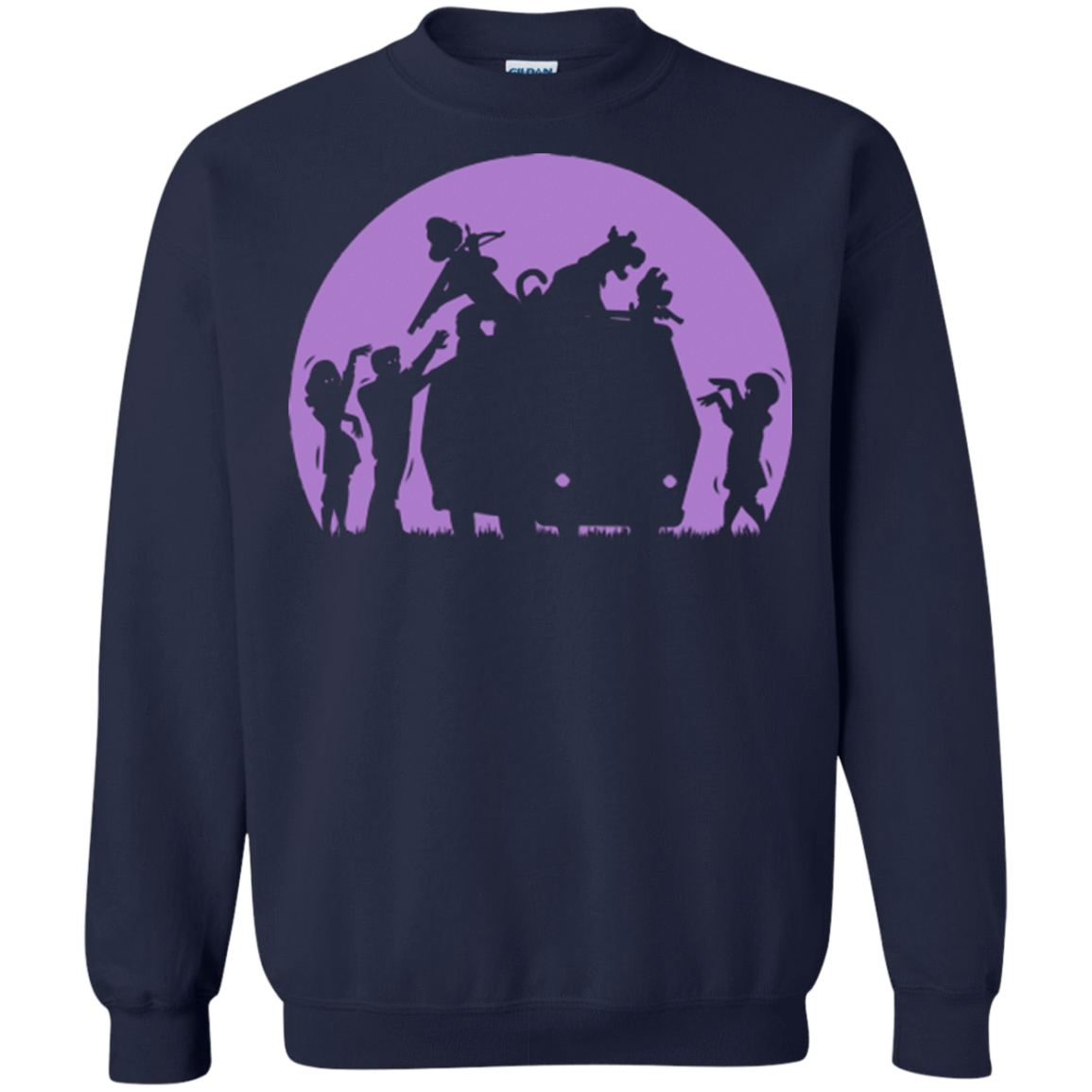Sweatshirts Navy / S Zoinks They're Zombies Crewneck Sweatshirt