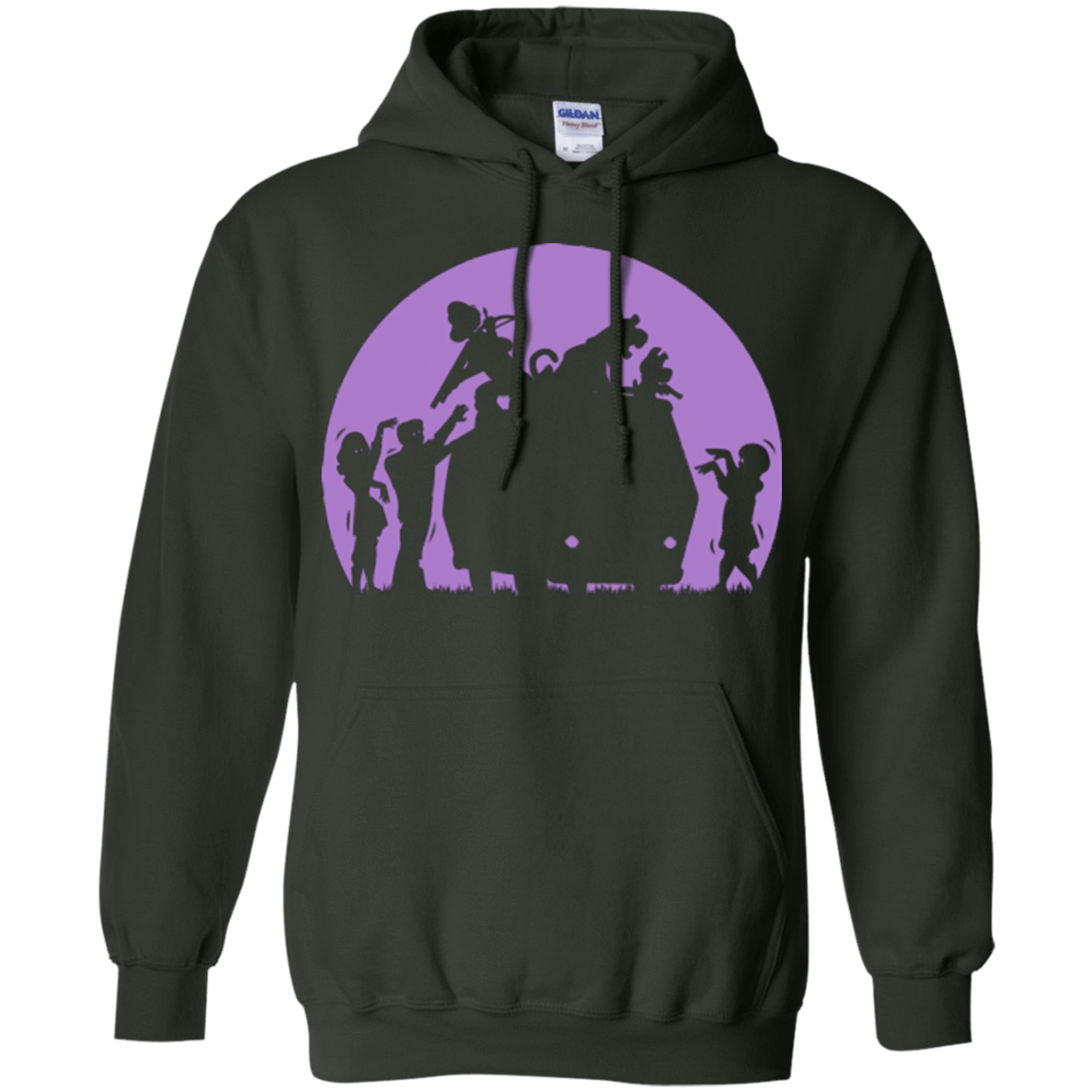 Sweatshirts Forest Green / S Zoinks They're Zombies Pullover Hoodie