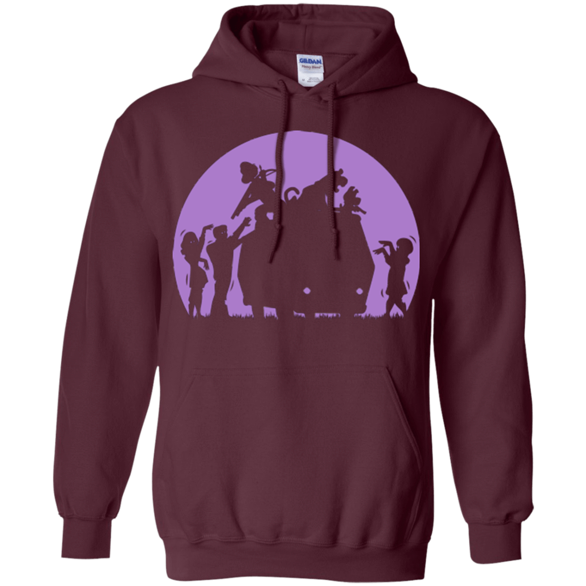 Sweatshirts Maroon / S Zoinks They're Zombies Pullover Hoodie