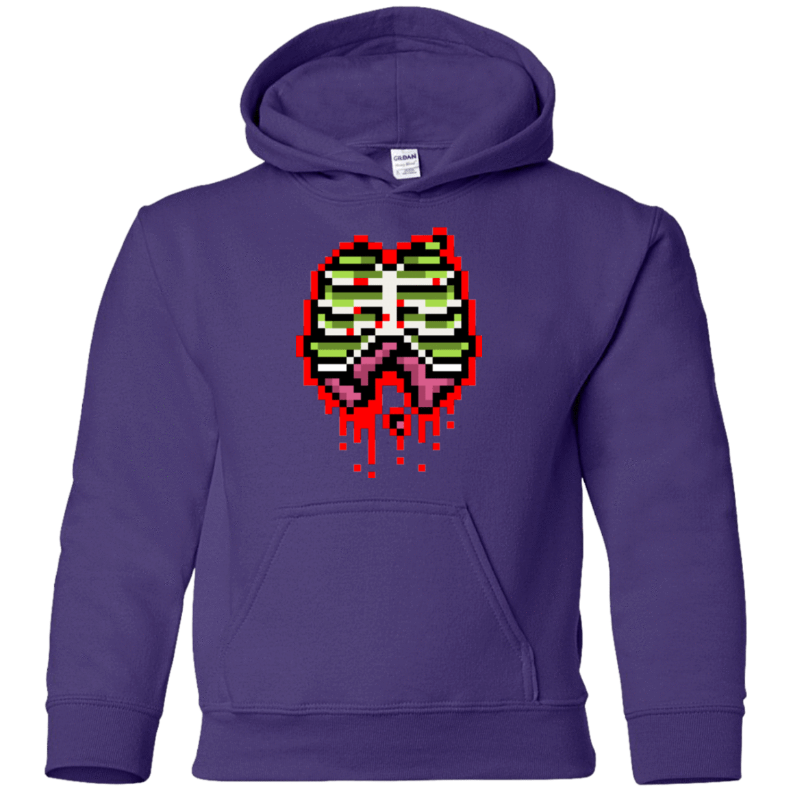 Sweatshirts Purple / YS Zombie Guts Youth Hoodie