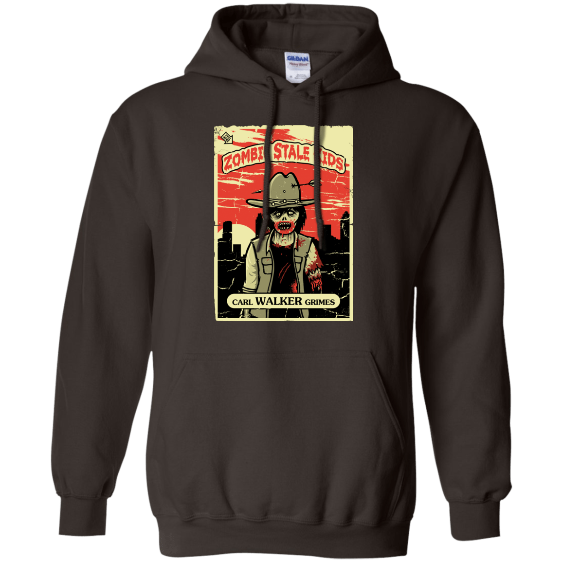 Sweatshirts Dark Chocolate / Small Zombie Stale Kids Pullover Hoodie