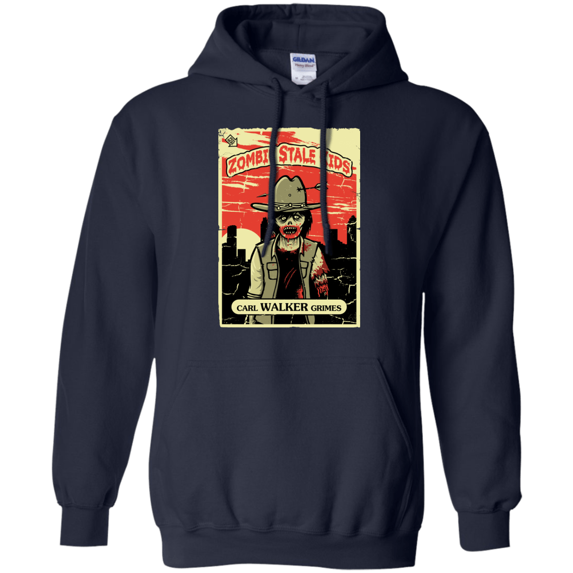 Sweatshirts Navy / Small Zombie Stale Kids Pullover Hoodie