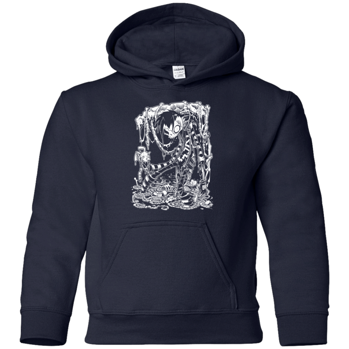 Sweatshirts Navy / YS Zombnny Youth Hoodie
