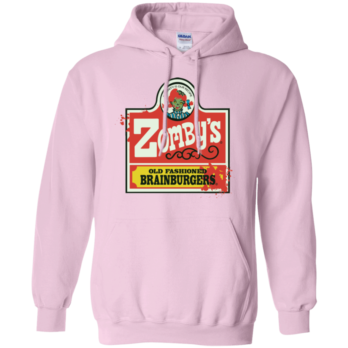 Sweatshirts Light Pink / Small zombys Pullover Hoodie