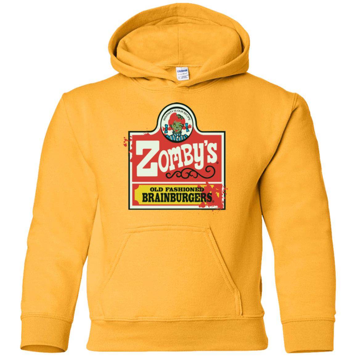 Sweatshirts Gold / YS zombys Youth Hoodie