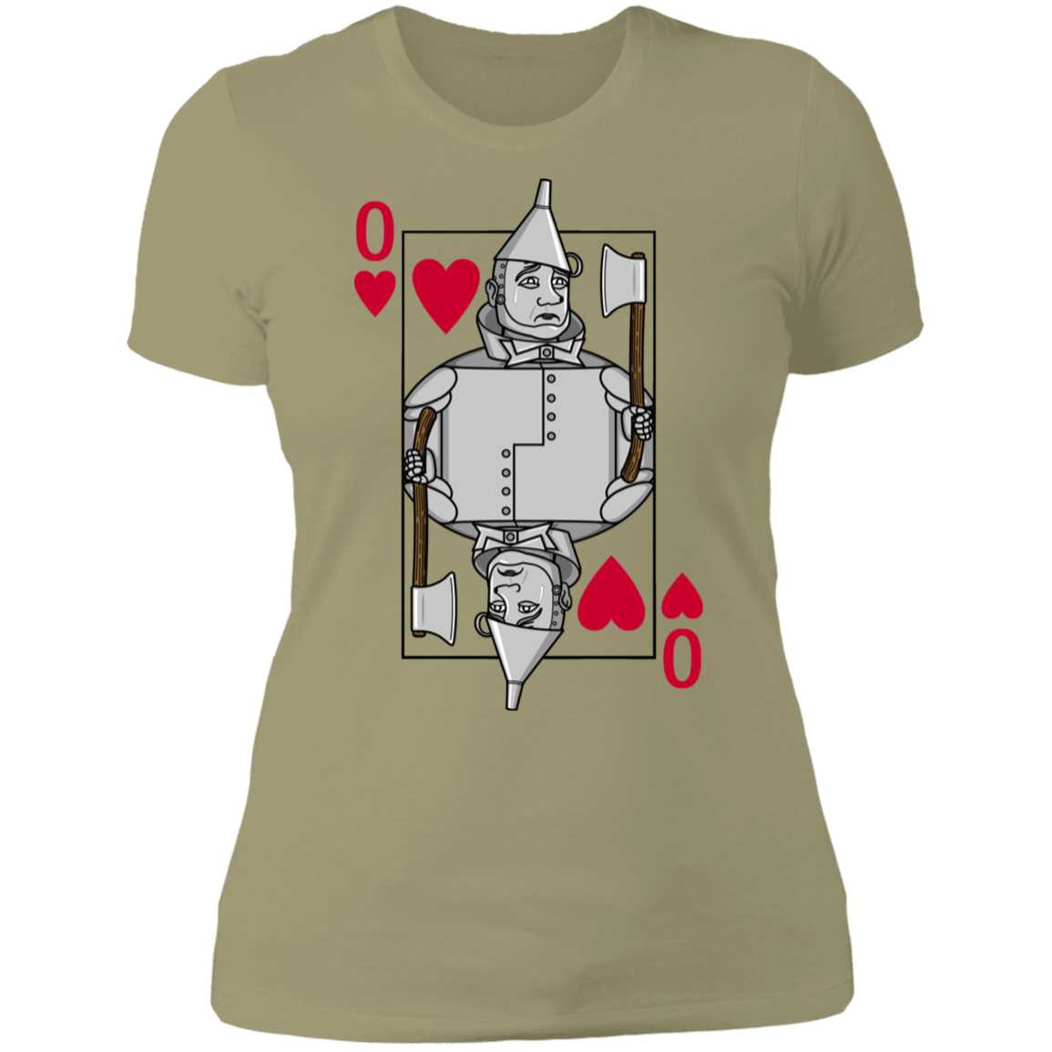 T-Shirts Light Olive / S 0 Of Hearts Women's Premium T-Shirt