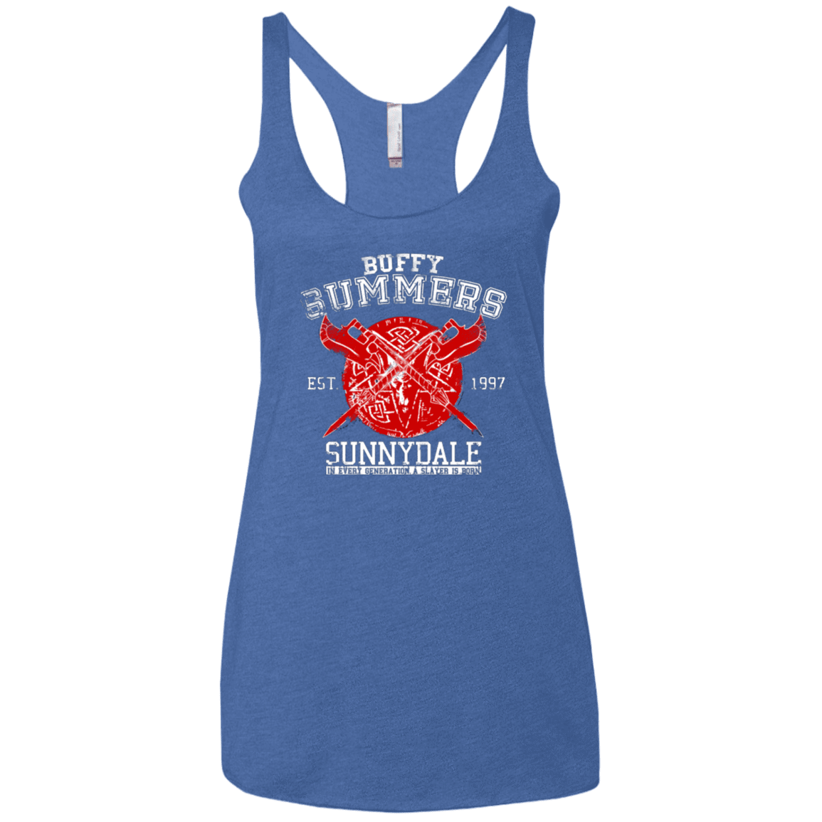 T-Shirts Vintage Royal / X-Small 1 in Every Generation Women's Triblend Racerback Tank