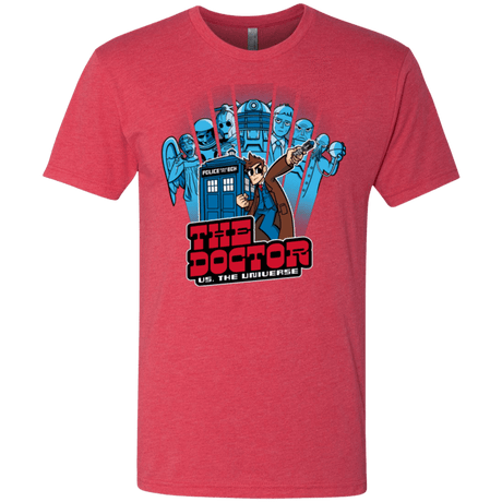 T-Shirts Vintage Red / Small 10 vs universe Men's Triblend T-Shirt